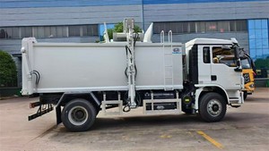 Camion compacteur de déchets solides résidentiels Shacman 12 m³ à haute compression hydraulique 4x2 à chargement latéral - Product Image 3