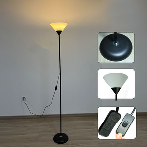 Đèn Đứng Bán Chạy Với Chao Đèn Vải Màu Trắng Có Thể Tháo Rời Cho Nhà Đèn Sàn Bắc Âu - Product Image 2