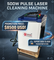 Limpiador Láser de Pulso de 500W a Precio Competitivo para Eliminar Óxido Pesado y Manchas de Aceite