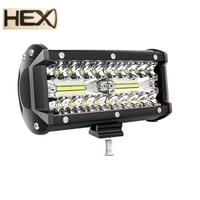 Barre de feux de travail à LED pour Toyota & Nissan Car New Condition 7 Inch Working Lamp with 40 LED White Light for Offroad Truck & Tractor