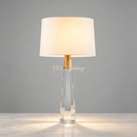 Lampe de bureau décorative moderne et simple, à abat-jour conique en onyx naturel et laiton, réglable, pour chambre, salon, maison