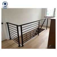 Système de balustrade de balcon moderne en aluminium avec longue rampe pour appartement et escalier