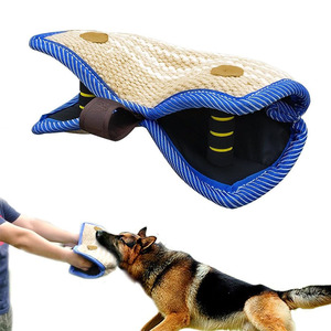 Factory Dog Training <b>Bite</b> Wedge <b>Bite</b> Pillow with 2 Handle Interactive Toy Dog <b>Bite</b> Sleeve Training Protection Dog <b>Bite</b> Wedge - Product Image 1