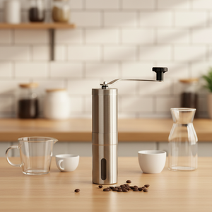 เครื่องบดกาแฟมือหมุนแบบพกพา สแตนเลส อลูมิเนียม ปรับระดับได้ ใบมีดเซรามิกทรงกรวย <span class=keywords><strong>บด</strong></span>เมล็ดกาแฟ รุ่นขายดี - Product Image 2