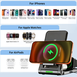 Cargador Inalámbrico Magnético 3 en 1 Plegable Mejorado 2026, Estación de Carga Rápida para Teléfono, Reloj y Auriculares, Portátil para Viajes y Oficina - Product Image 5