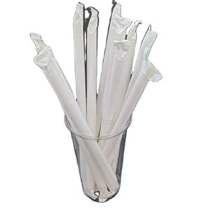 Pajitas Biodegradables de Papel Reciclado, Empaquetadas Individualmente, Pajitas Desechables, Color y Logotipo Personalizados, Marca CONDON - Product Image 4