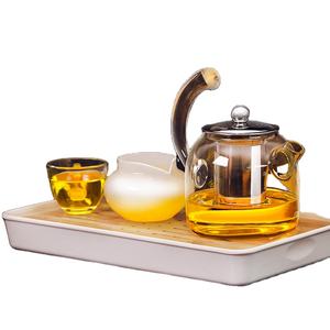 Offre Spéciale! <span class=keywords><strong>Théière</strong></span> en verre avec infuseur en acier inoxydable, Logo personnalisé et emballage, vente en gros Amazon tendance, vente en gros - Product Image 1