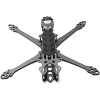 Kit de cadre en fibre de carbone FPV UFlight 7 pouces 10 pouces 295 mm 427 mm, empattement 295 mm, bras 5,0 mm pour drone longue portée