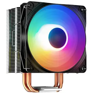 Deepcool GAMMAXX 400K彩色中央处理器散热器台式电脑1700 AM4静音风扇热管支持12带lga1700中央处理器RGBfan