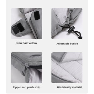 <span class=keywords><strong>Sac</strong></span> <span class=keywords><strong>de</strong></span> <span class=keywords><strong>couchage</strong></span> enveloppant en pongé connectable quatre saisons, lavable en machine, simple/double, pour le camping en extérieur et l'hygiène hôtelière - Product Image 4