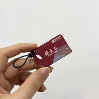 Porte-clés RFID NFC en époxy personnalisés en gros, 13,56 MHz, étanches, pour contrôle d'accès et stockage de données, idéaux pour les cadeaux promotionnels