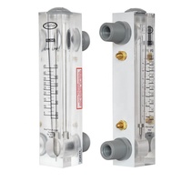 Débitmètre à flotteur en acrylique de type panneau pour liquides, débitmètres d'eau 2GPM 5GPM 10GPM