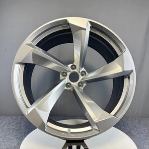 ล้ออัลลอยด์ฟอร์จ XINLAI รุ่น Custom Gunmetal Angular 5-Spoke Deep Concave ขอบลึก ขนาด 18-20 นิ้ว 5x112 5x114.3 5x120 5x130 สำหรับ Audi A4 A5 A6 - Product Image 3