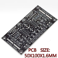 Carte d'amplificateur de puissance LM3886 2 voies 68W + 68W Kit de bricolage Carte d'amplificateur de puissance audio (sans puce LM3886)