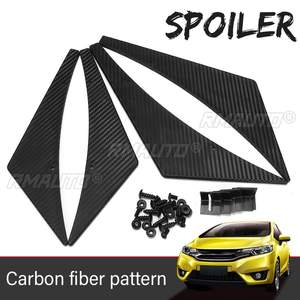 4 pièces de garnitures de carrosserie universelles en fibre de carbone pour pare-chocs avant, diffuseur, ailerons, canards et lèvre de pare-chocs - Product Image 3