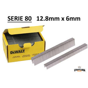DeWalt SX Series 80ลวดเย็บกระดาษ12.8x6มม. (10000ชิ้น) - Product Image 1