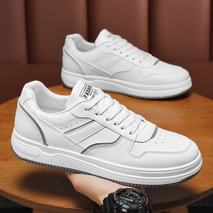 Zapatos Blancos Transpirables 2026, Zapatos Deportivos de Suela Gruesa Modernos y Versátiles para <span class=keywords><strong>Hombre</strong></span>, Zapatos Casuales de Skate - Product Image 4