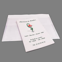 Carpeta de prescripción de PVC de plástico blando personalizada, soporte de prescripción de PVC, funda de prescripción