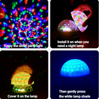 Mini Magic Ball LED Bühnenlicht Disco-Projektorlampe Tanzflächen- & Party-Atmosphärenlicht mit Fernbedienung