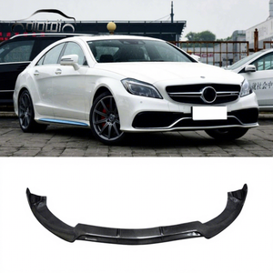 Spoiler Anteriore in Fibra di Carbonio, Labbro Paraurti, Alette Splitter per <span class=keywords><strong>Mercedes</strong></span> Benz W218 <span class=keywords><strong>CLS</strong></span> 63, Parti Auto - Product Image 1