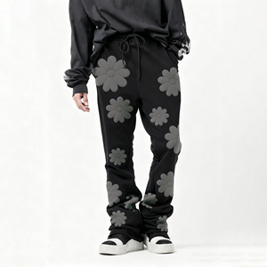 <b>Winter</b> <b>Mens</b> Oversized Baggy Cotton Sweatpants Joggers Designer Streetwear Fashion Grey <b>Trousers</b> Pantalones by Manufacturer - Product Image 3