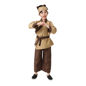 Disfraz infantil de anciano tonto que mueve montañas, accesorios para obras de teatro, trajes de granjero para niños mayores de 8 años - Product Image 5