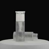 Flacon cosmétique transparent en PET 30ml 50ml 60ml vide pour maquillage, dissolvant de vernis à ongles, huile, emballage personnalisé avec pompe à pression