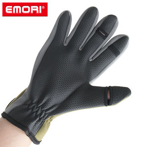 Custom Neoprene Waterproof Outdoor Hunting <b>Gloves</b> Lightweight Breathable Winter Fishing <b>Gloves</b> with <b>Magic</b> Tape - Product Image 2