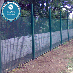 Valla <span class=keywords><strong>de</strong></span> Malla Metálica 358 Galvanizada y Recubierta <span class=keywords><strong>de</strong></span> PVC, Anti-Escalada, Perimetral, Soldada, Anti-Robo, Tratada Térmicamente - Product Image 1