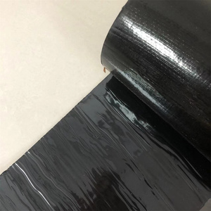 Ruban de réparation de doublure d'étang simple face noir ruban de réparation en polyéthylène étanche patch de réparation ruban de trous sous le ventre - Product Image 2