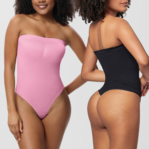 Bán Buôn Giảm Béo Phụ Nữ Mông Nâng Lên Đầy Đủ Cơ Thể Shpaer Liền Mạch Bodysuit Shapewear Của Phụ Nữ Giữ Gánh - Product Image 5