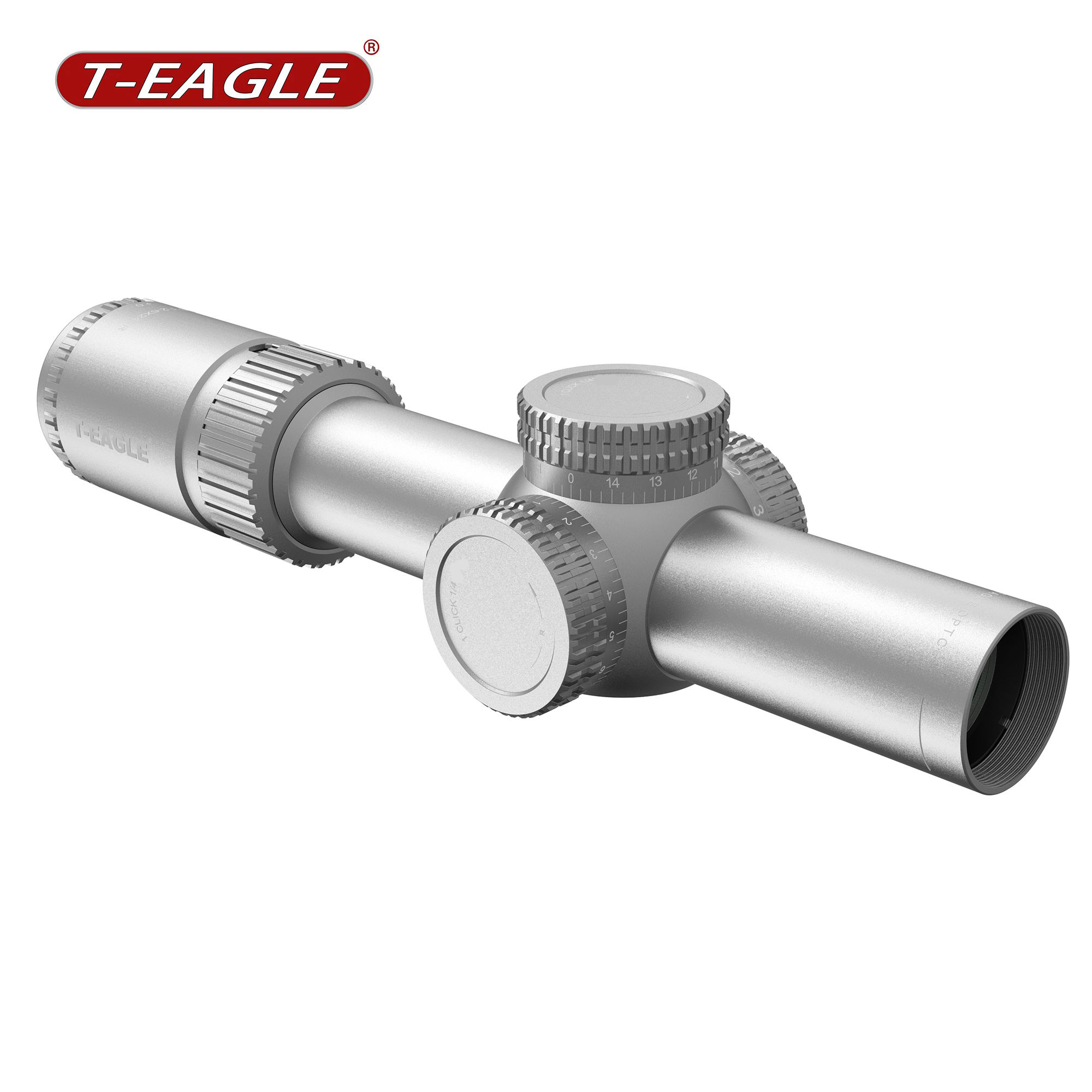 T-EAGLE EOS 1.2-6X24 IR-Silver Scope - Waterproof, Shockproof