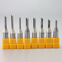 Fraise droite Arden TCT à 2 dents en carbure de tungstène pour défonceuse CNC, pour le fraisage, le rainurage et le rainurage de chants de bois