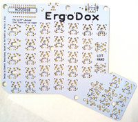 Papan Sirkuit Elektronik Pcb Keyboard ErgoDox Fr4 High Tg 170