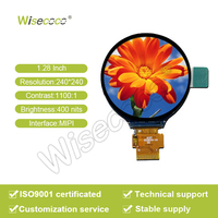 Wisecoco Panneau Lcd Ips 1.28 Inch 240*240 MIPI 12Pins Interface 400Nits Modules d'affichage Écran Lcd pour VR AR