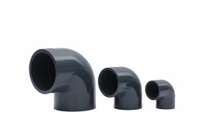 Raccord de tuyauterie en <span class=keywords><strong>PVC</strong></span>, <span class=keywords><strong>coude</strong></span> à 90 degrés et à <span class=keywords><strong>45</strong></span> degrés pour l'alimentation en eau de la plomberie - Product Image 3