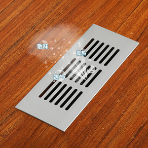 Aluminum Alloy Vent Cover Cabinet Heat Dissipation Grille Breathable Mesh Modern Simple Design for Cabinet Doors - Product Image 1