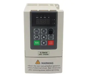 0.4kw inverter 220v single phase to 3 phase 380v vfd frequency drive inverter vfd display module inverter vfd