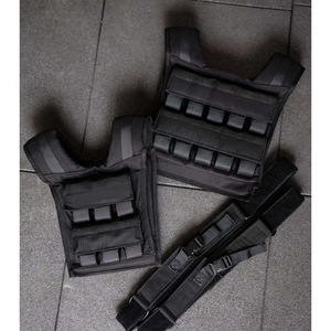 Gilet lesté réglable en nylon robuste FDFIT, <span class=keywords><strong>veste</strong></span> de fitness respirante pour hommes et femmes, entraînement à domicile, course à pied, crossfit - Product Image 4