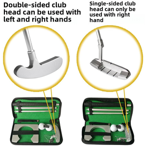 Putter portable CE avec aide à la pratique détachable et poignée en caoutchouc, kit d'accessoires pour <span class=keywords><strong>putting</strong></span> green et outils d'entraînement dans un sac de transport - Product Image 6