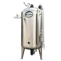 Cuve de Fermentation Industrielle en Acier Inoxydable SUS321 de 5000L pour Vinaigre Acétique avec Système d'Aération et Système Anti-Mousse