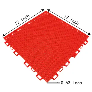 Sports Flooring Pp Suspended Plastic Floor For Basketball Court Outdoor Football Court Assembly Tiles Floors