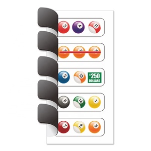 Factory Price Custom Pull Tab Lotto Digital Printing Peel-and-win Instant Print Pull Tab Card - Product Image 4