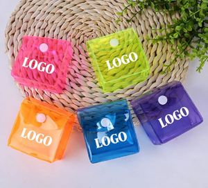 Bolsa de Almacenamiento Transparente de PVC Personalizada, Pequeña, 3D, con Cierre, Resistente al Agua, para Figuras Coloridas - Product Image 1