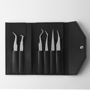 6 PCS 속눈썹 핀셋 세트 스테인레스 스틸 속눈썹 연장 핀셋 속눈썹 연장을위한 다채로운 속눈썹 핀셋 세트 - Product Image 2