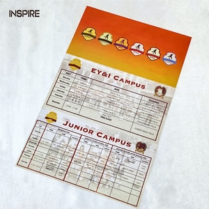 Truyền cảm hứng cho tùy chỉnh thiết kế in kỹ thuật số ba lần tông <span class=keywords><strong>Brochure</strong></span> màu trang hai mặt phim nhiều lớp quảng cáo - Product Image 3