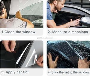 <span class=keywords><strong>Kit</strong></span> de Film de teinte de fenêtre 5% 20% 35% vlt HD Film de teinte de charbon de carbone pour fenêtre de voiture 3m Cs05 Film d'isolation de contrôle de la chaleur de soins de la peau - Product Image 6