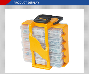 Chất lượng cao thép bền bộ phần cứng Fastener hộp công cụ Bộ dụng cụ với các loại khác nhau của vít móng tay Nut và máy giặt - Product Image 4