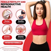 Extracto Herbal Happy Hormones PCOS, Bebida Multivitamínica, Mioinositol, D-Chiroinositol, Omega 3, 30 Cápsulas, Adultos, Mujeres