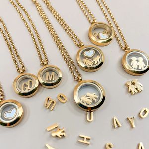 Collane <span class=keywords><strong>con</strong></span> Ciondolo Fai-da-Te Retrò Europeo-Americano, Colore Oro 18K, Scatola Trasparente, Catene Apribili, Principalmente in Rame - Product Image 2